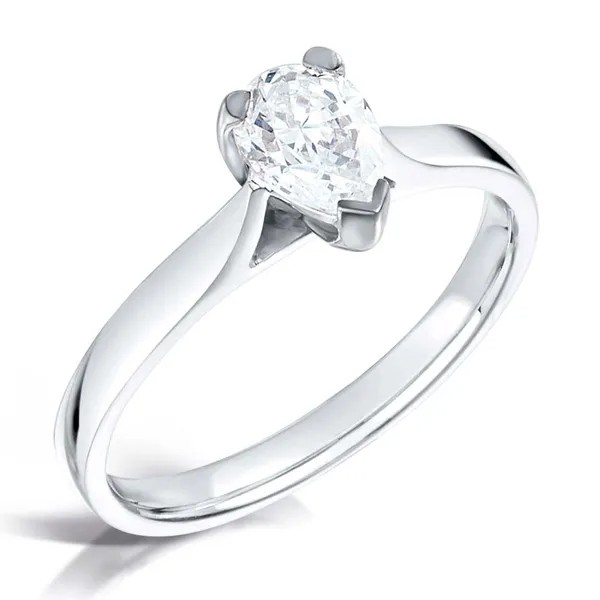 PEAR CUT DIAMOND SOLITAIRE ENGAGEMENT RING