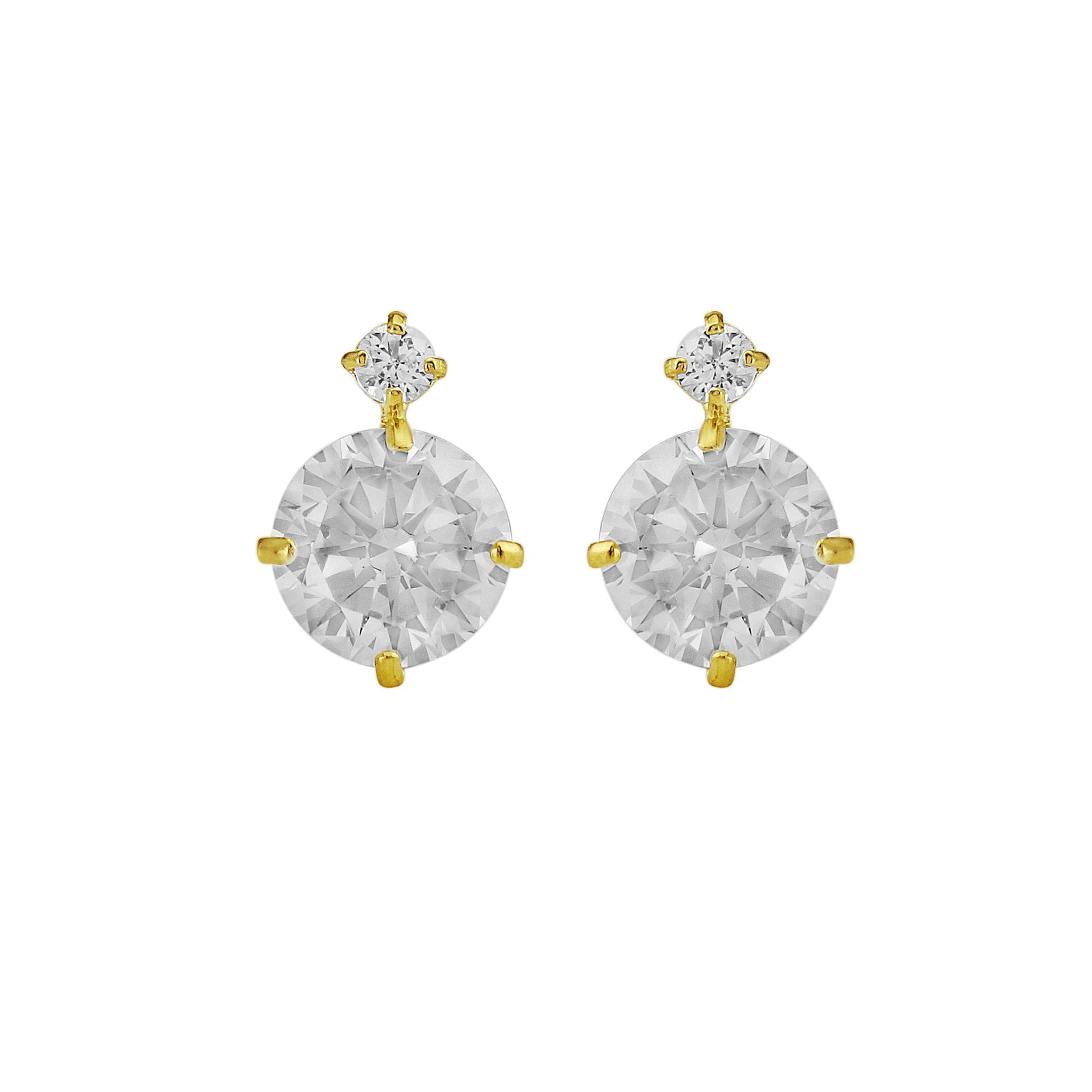 STUD CUBIC ZIRCOINS DAINTY EARRINGS - Fogal & Barnes