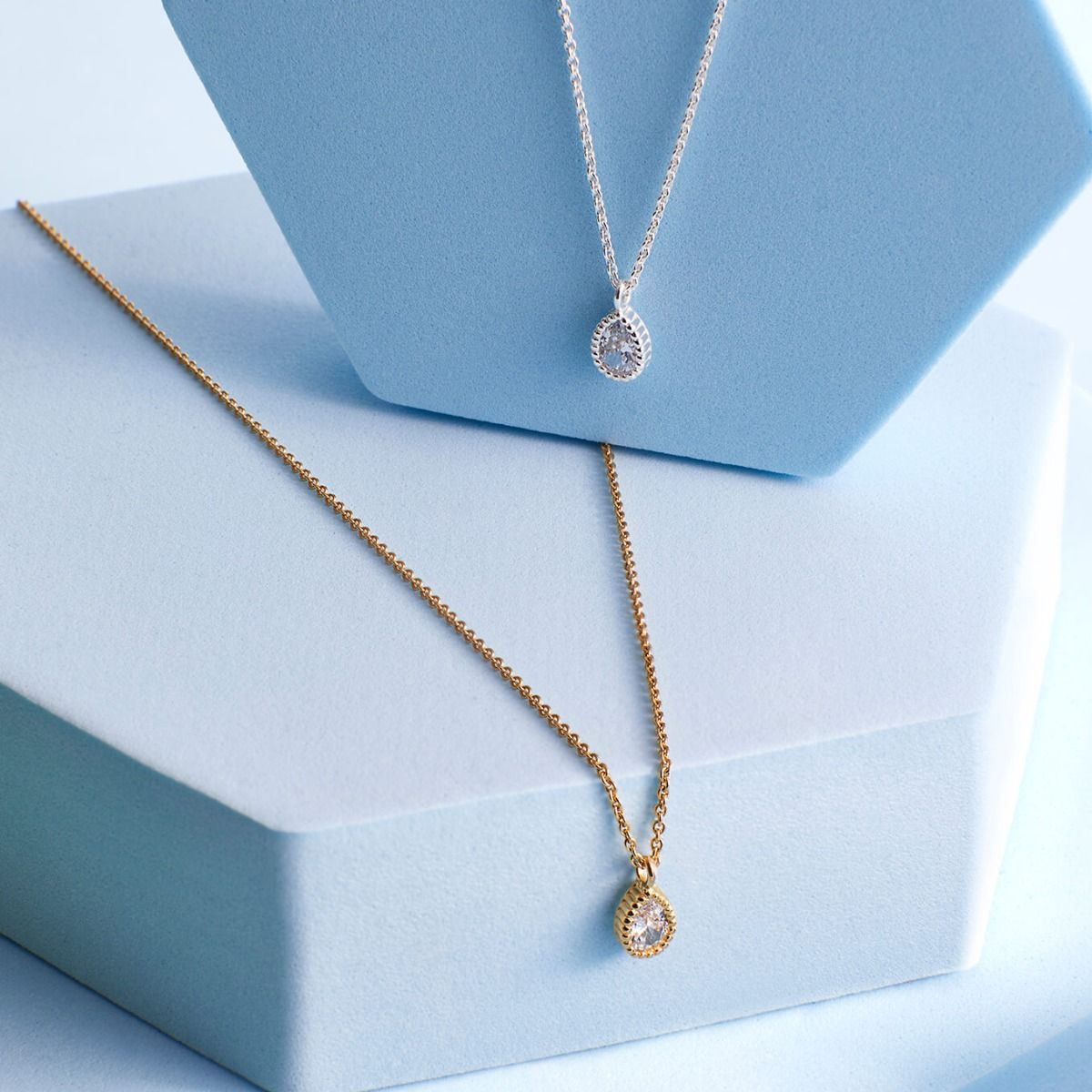Silver Teardrop Necklace