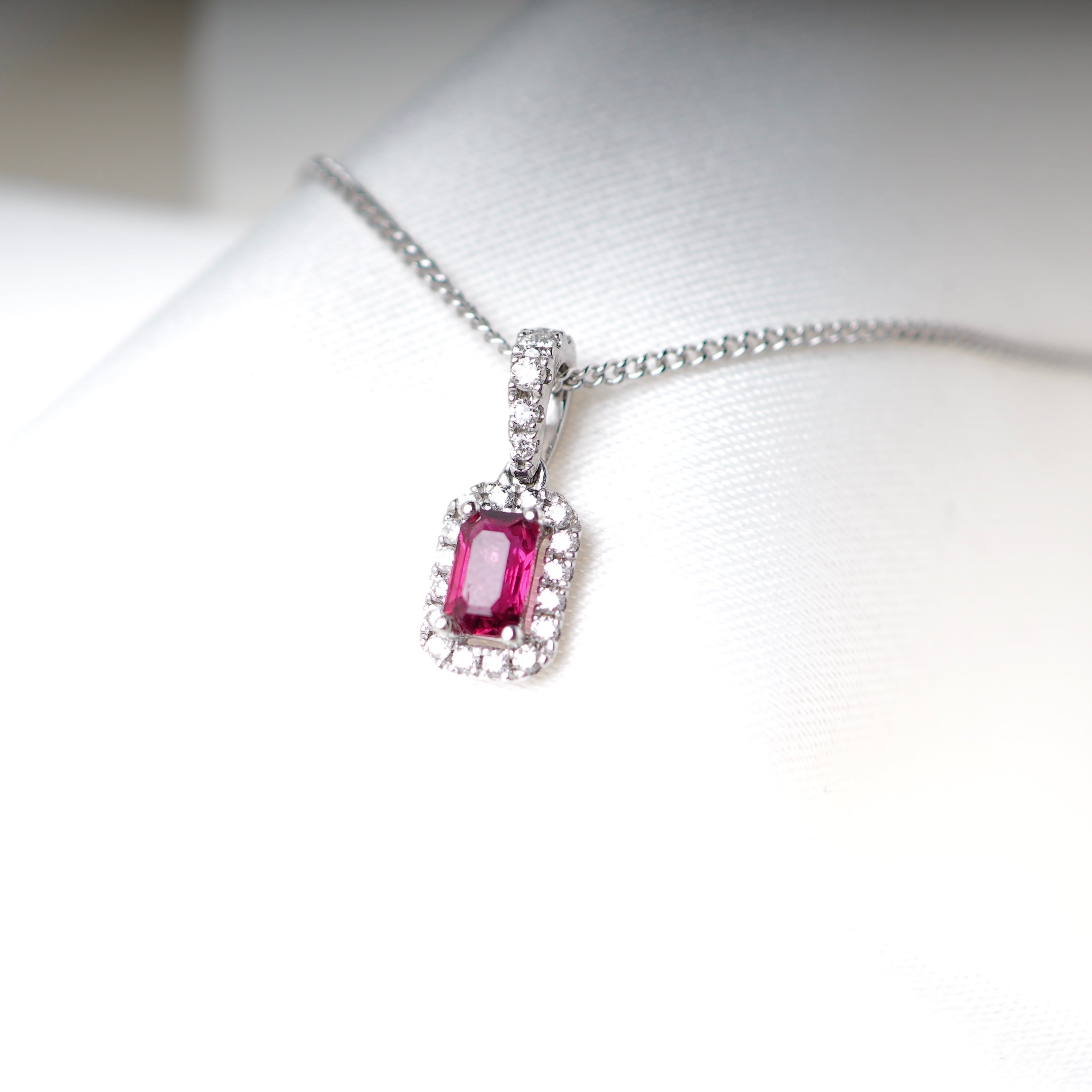 RUBY & DIAMOND NECKLACE - Fogal & Barnes