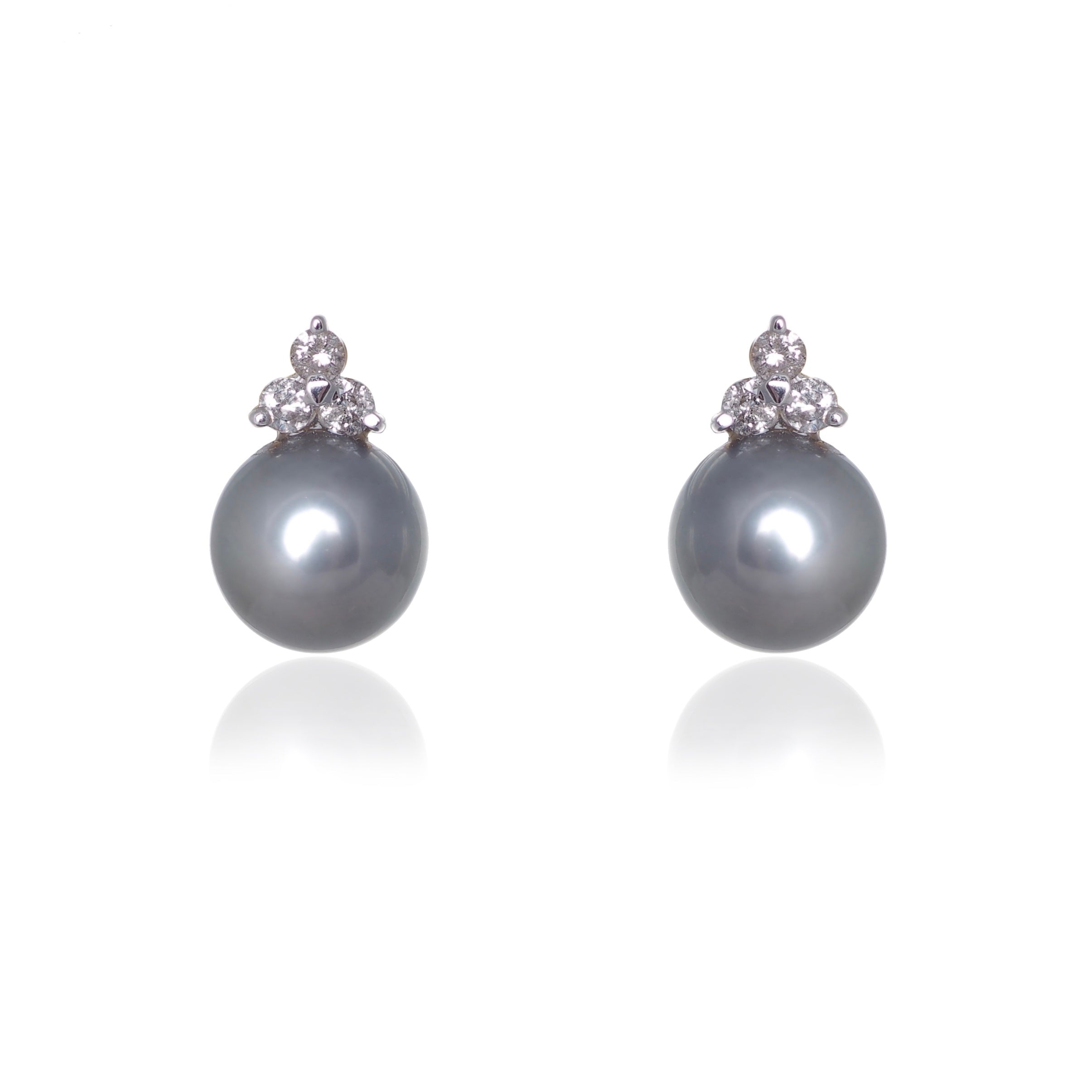 SMOKEY PEARL EARRINGS - Fogal & Barnes