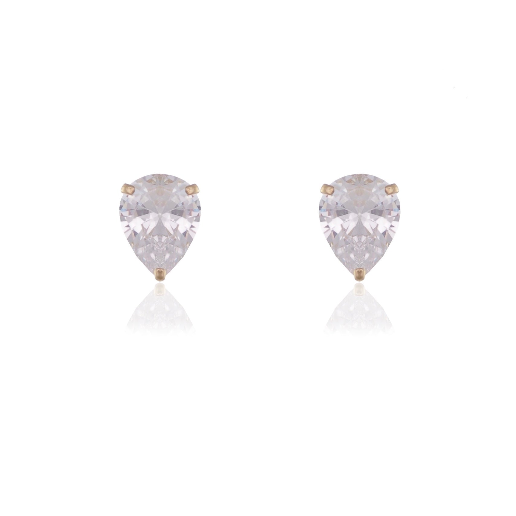 PEAR STUD EARRINGS - Fogal & Barnes