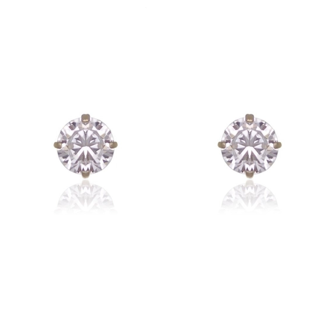 CUBIC ZIRCONIA CLASSIC STUDS - Fogal & Barnes