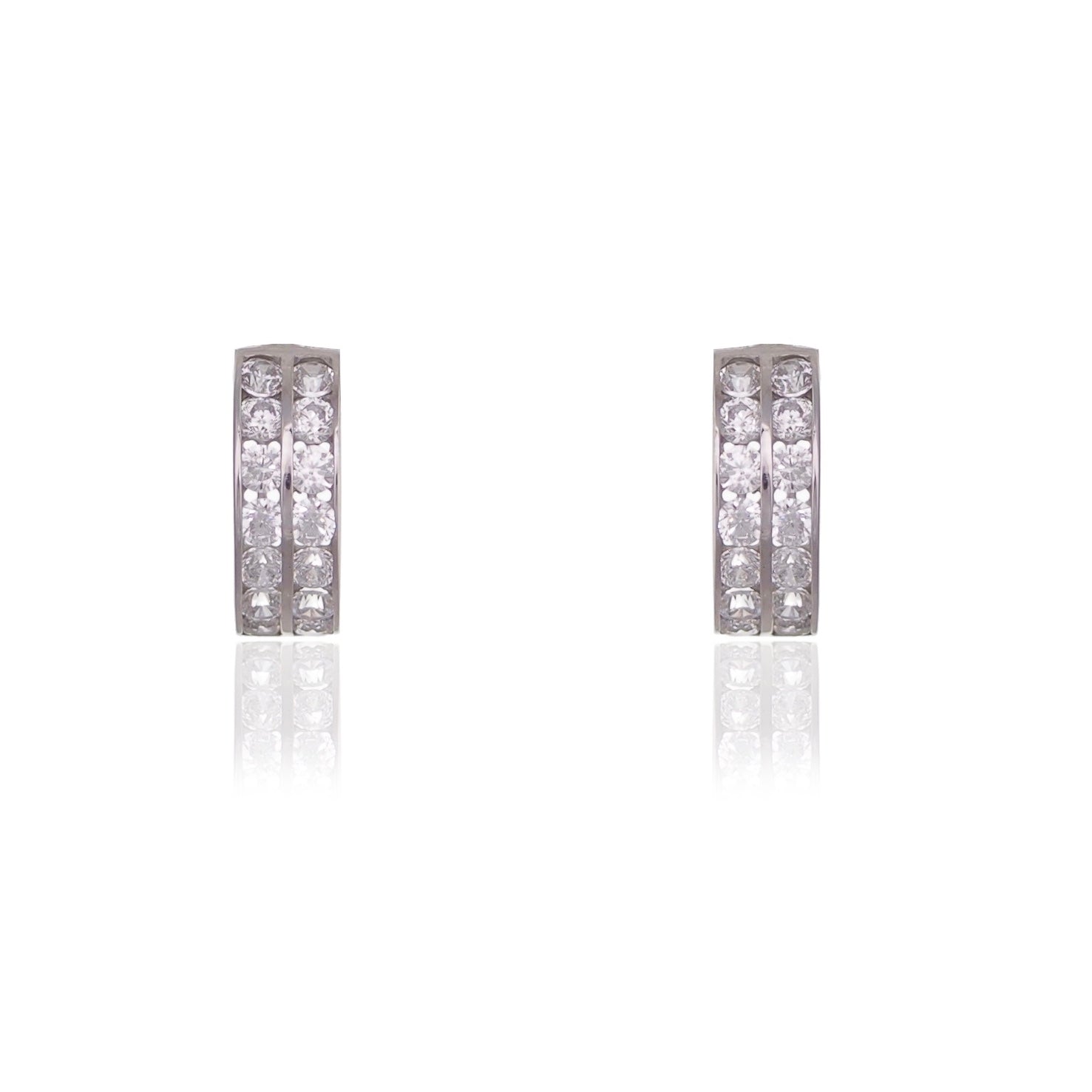 DOUBLE BAR EARRINGS - Fogal & Barnes