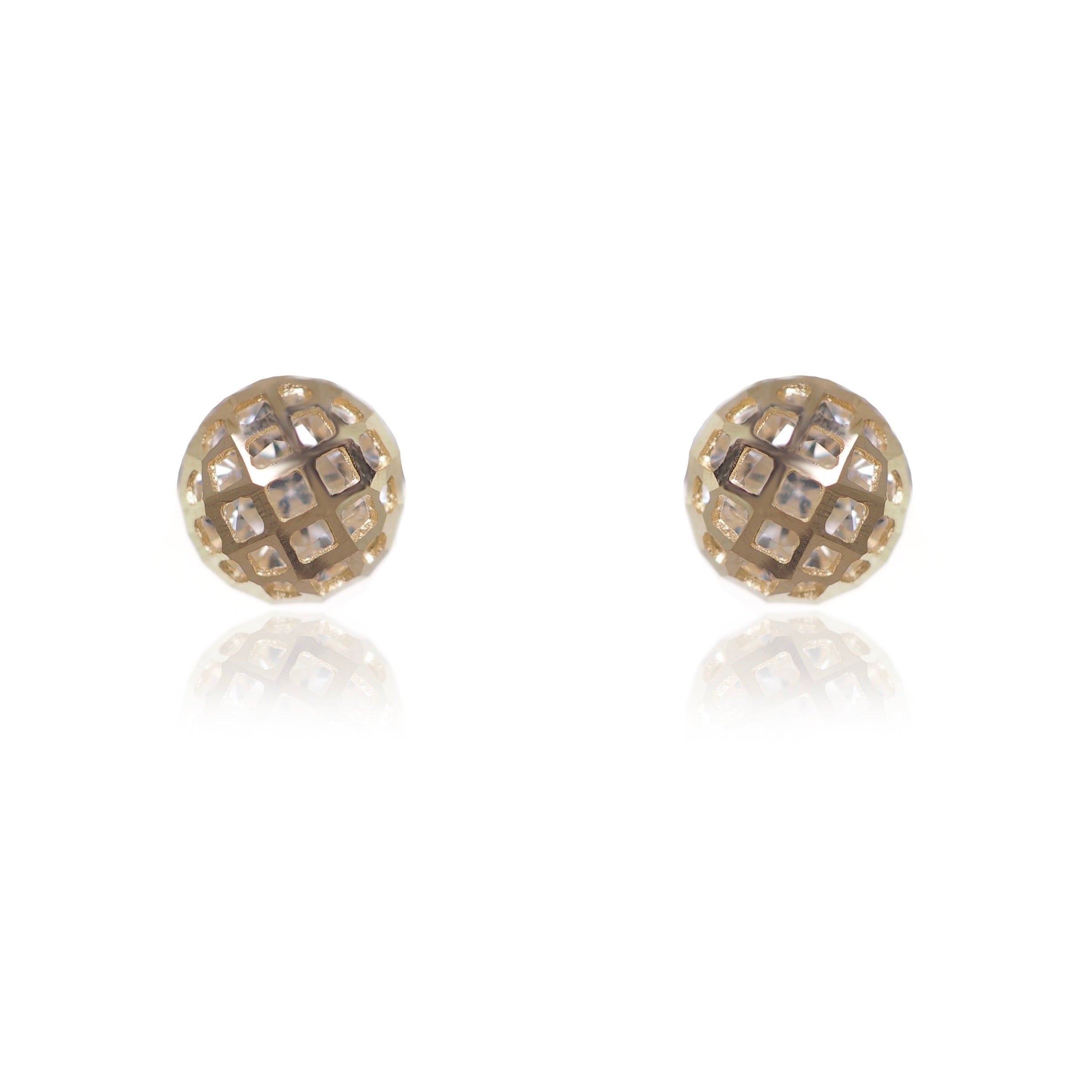 CAGED STUD EARRINGS - Fogal & Barnes