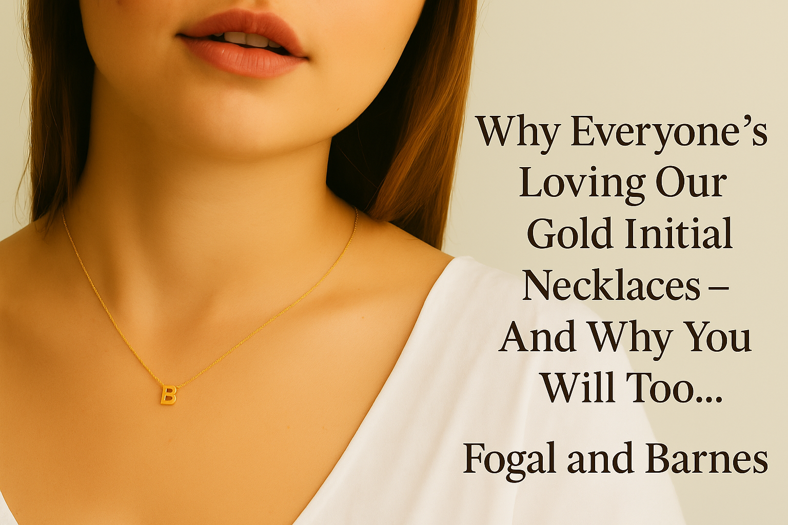 Why Everyone’s Loving Our 9ct Gold Initial Necklaces – And Why You Will Too...