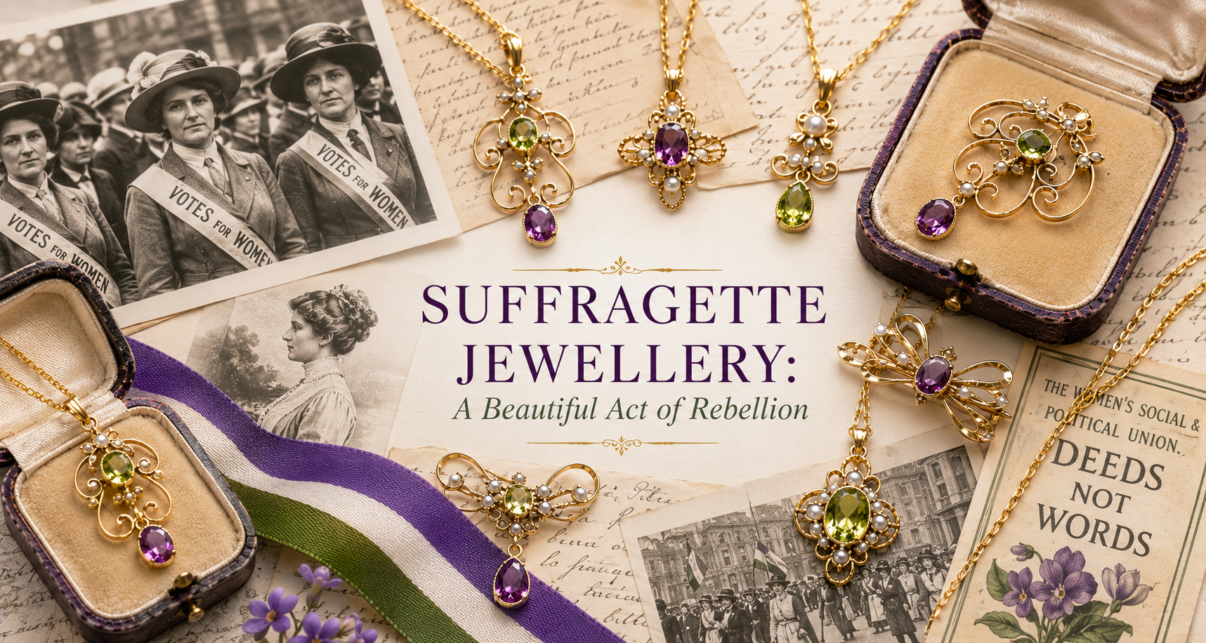 Suffragette Jewellery: A Beautiful Act of Rebellion