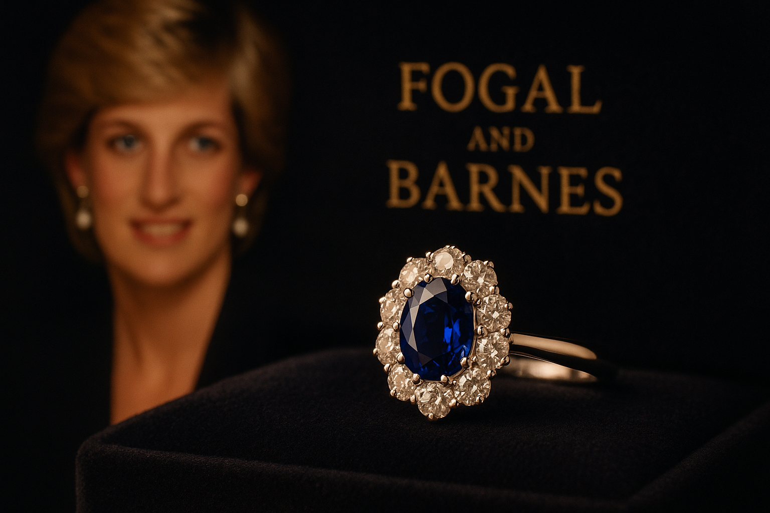Dianas sapphire engagement ring, how to get the look
