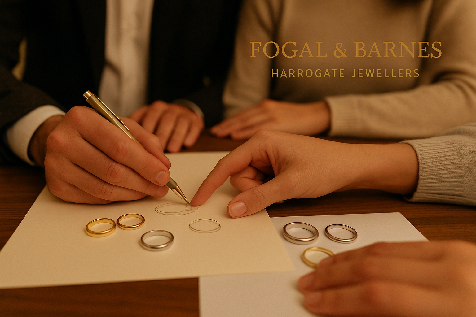 Wedding rings in Harrogate, shopping jewellery 