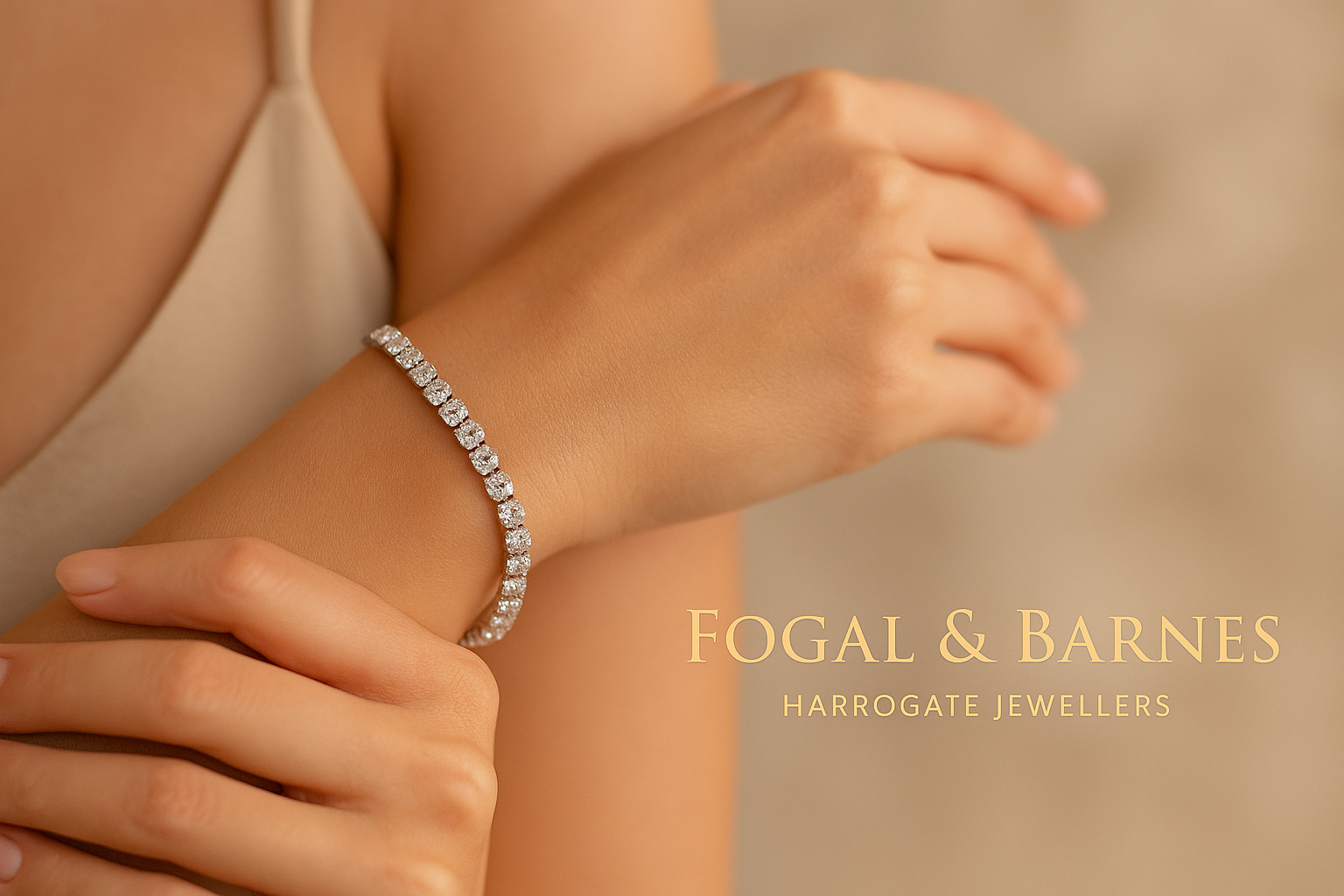 diamond tennis bracelets. Jewellery shop in Harrogate 