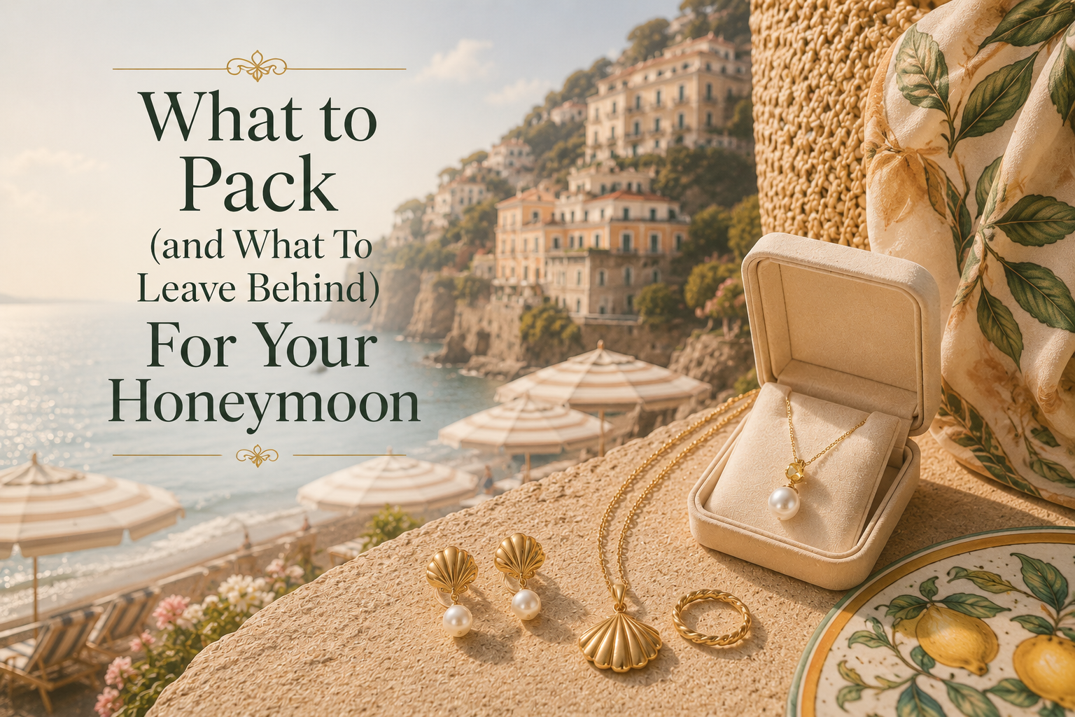 What to Pack (and What To Leave Behind) For Your Honeymoon