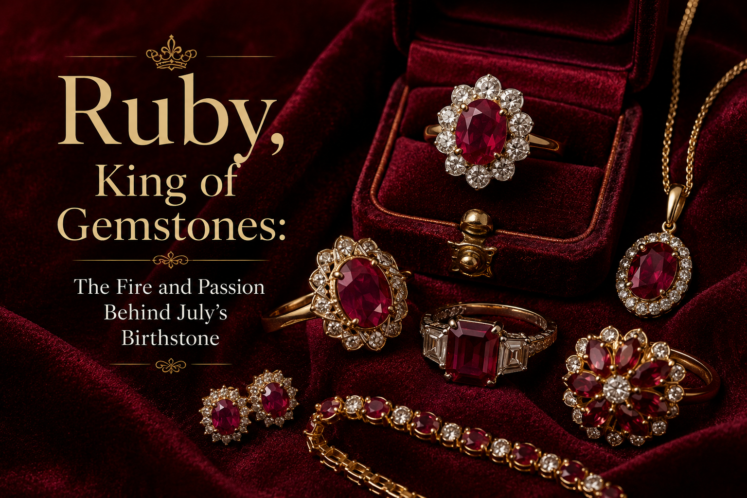Ruby, King of Gemstones: The Fire and Passion Behind July's Birthstone