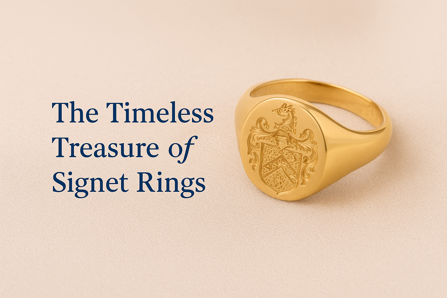Trending Signet rings at Harrogate independent jewellers Fogal and Barnes 