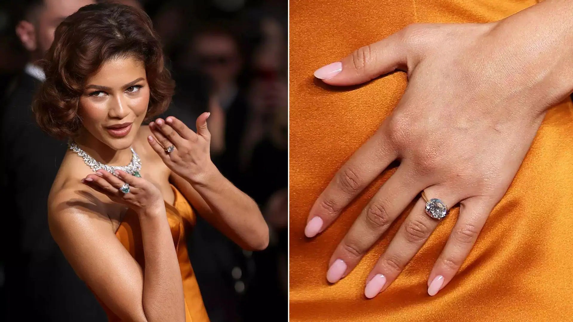 is zendaya engaged? Did Zendaya wear an engagement ring at the golden globes? Fogal and Barnes Harrogate