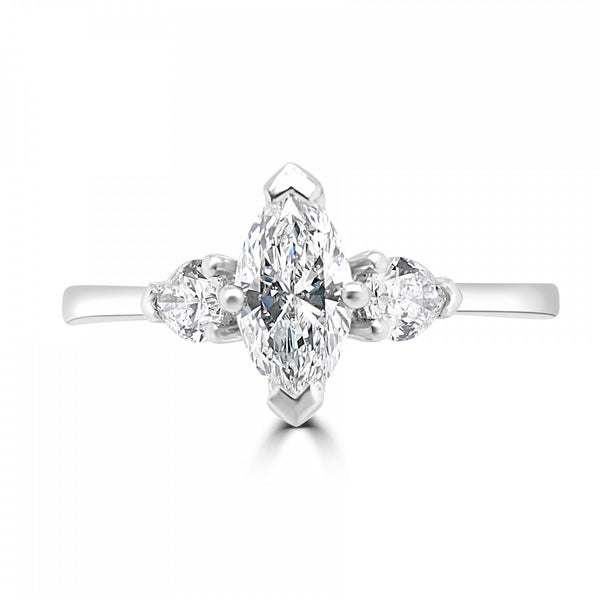 TRILOGY MARQUISE ENGAGEMENT RING