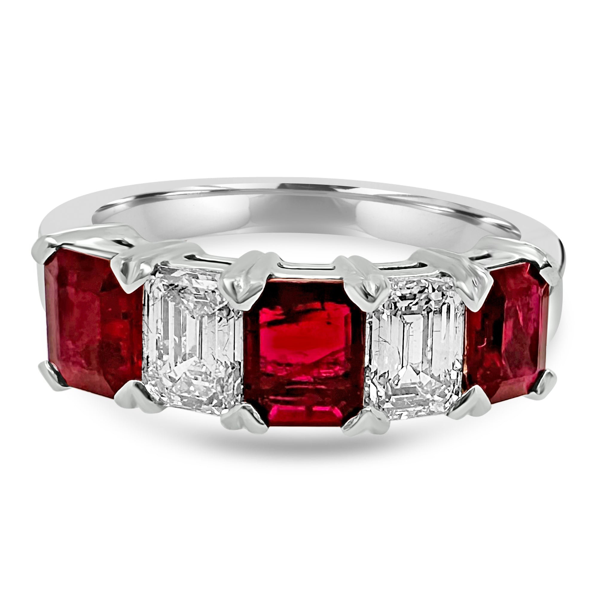 RUBY AND DIAMOND ETERNITY RING