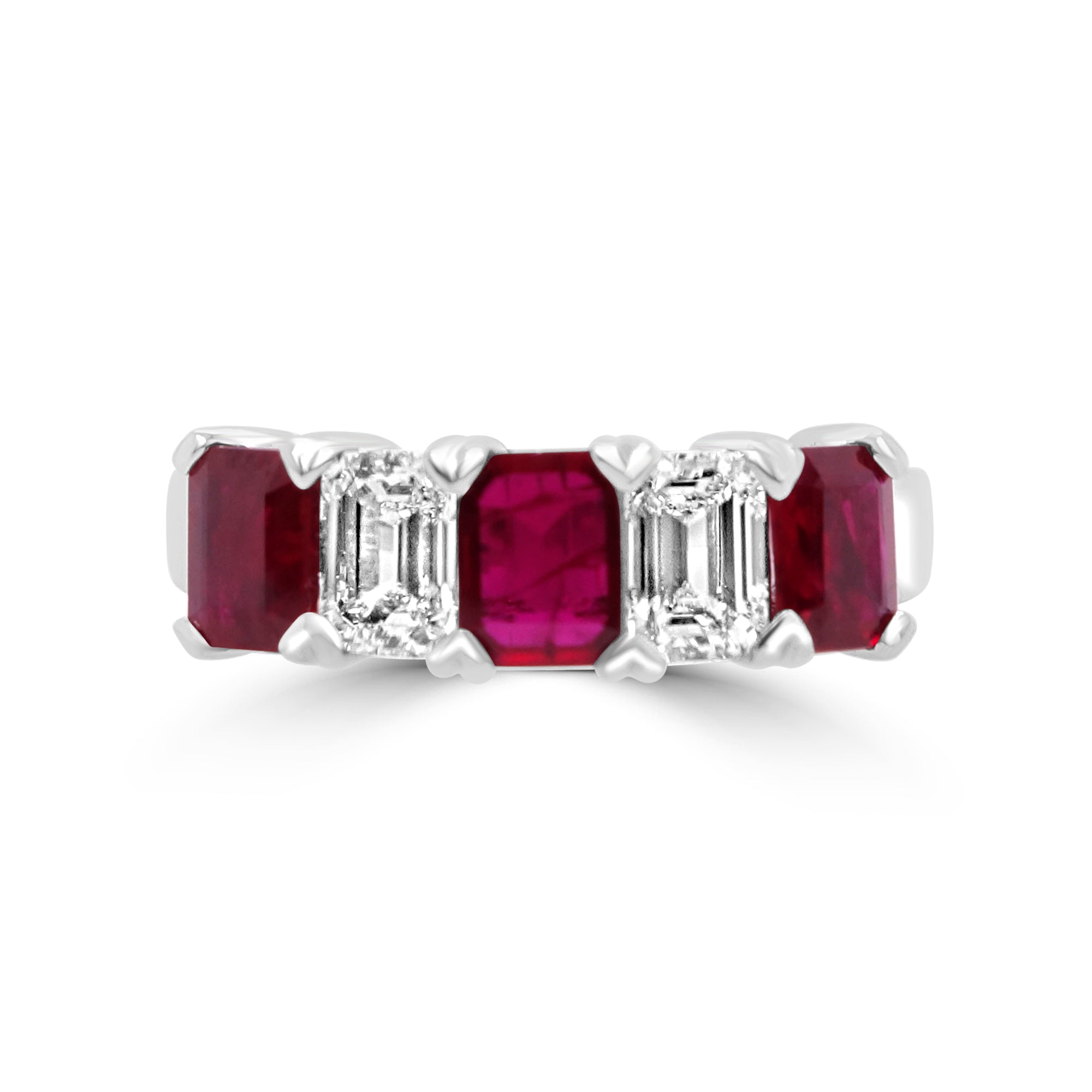 RUBY AND DIAMOND ETERNITY RING