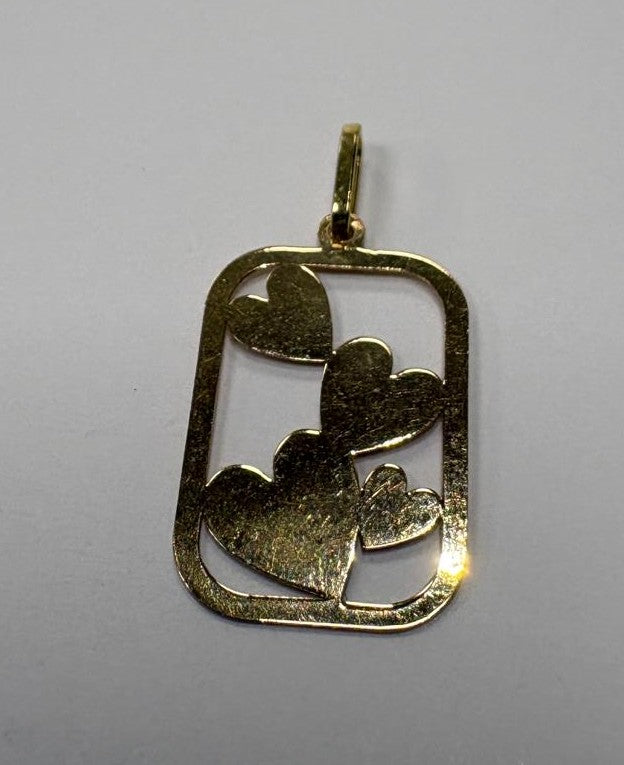 Second hand pendant 18k yellow gold Harrogate 