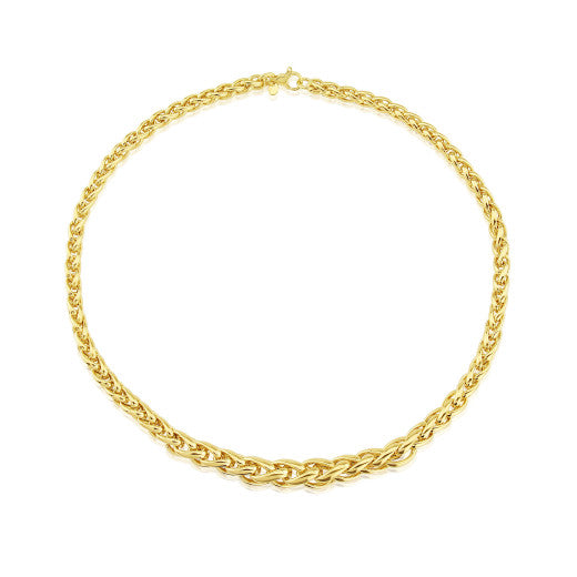YELLOW GOLD PALMIER NECKLACE