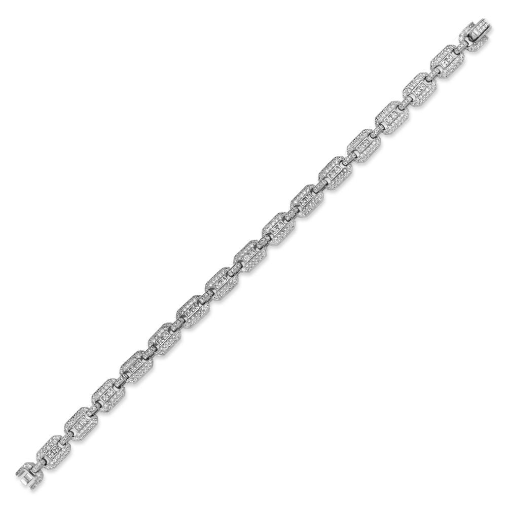 Stunning CZ Silver bracelet Harrogate Jewellers UK 