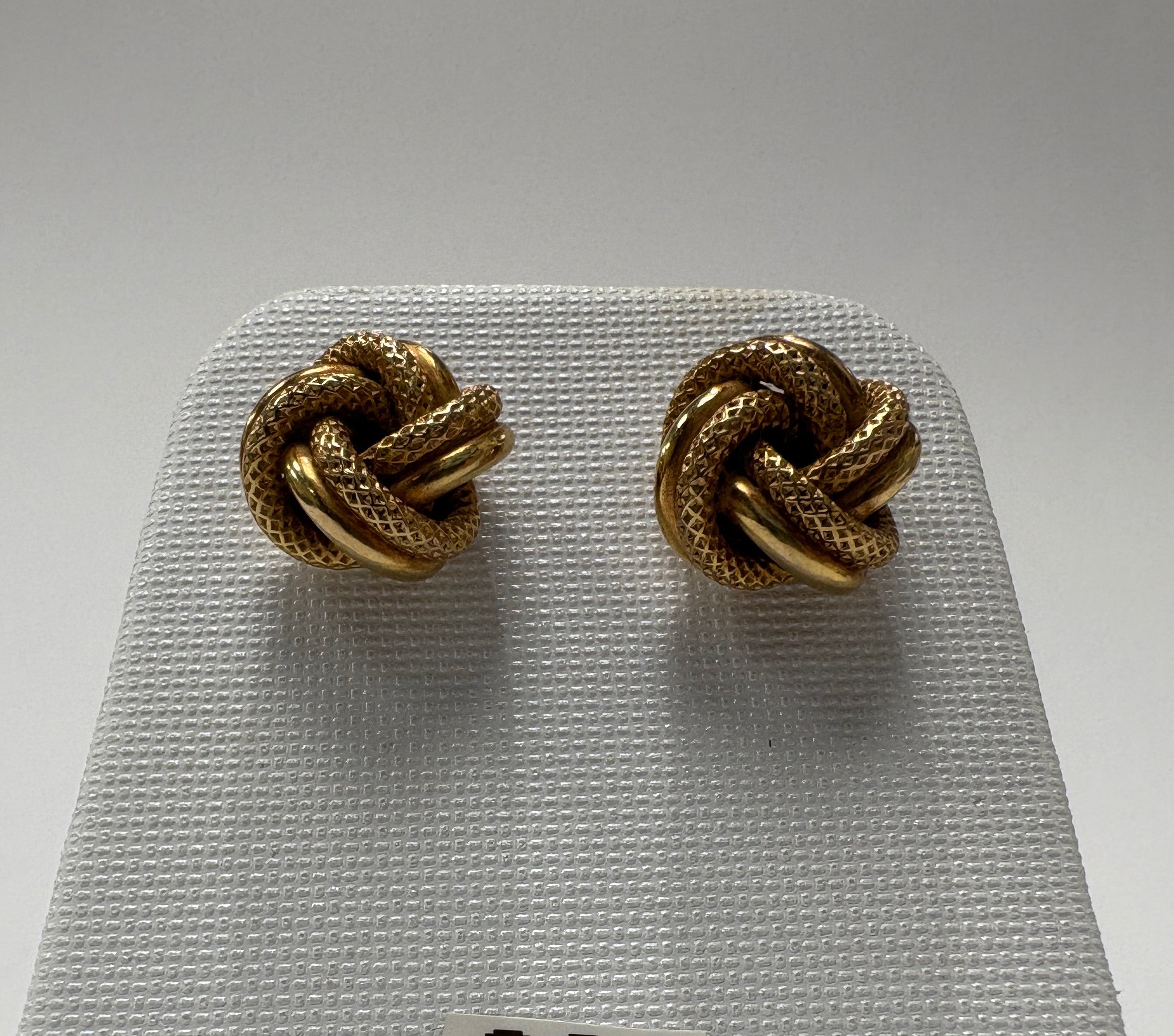 Pre-Loved 9ct Yellow Gold Knot Earrings