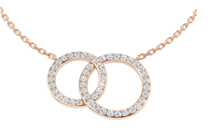 DOUBLE CIRCLE OF LIFE NECKLACE HARROGATE