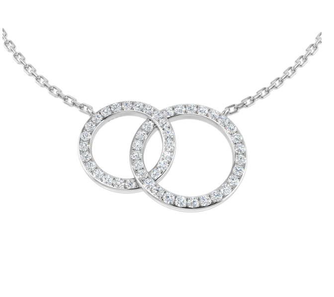 DOUBLE CIRCLE OF LIFE NECKLACE HARROGATE