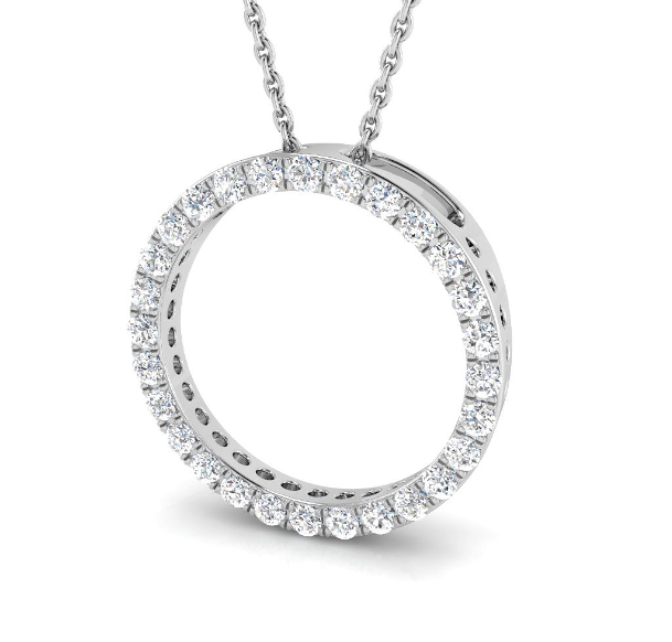 HARROGATE ROUND CIRCLE OF LIFE DIAMOND NECKLACE