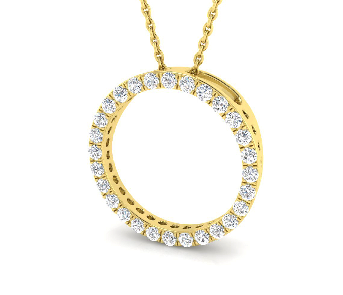 HARROGATE ROUND CIRCLE OF LIFE DIAMOND NECKLACE