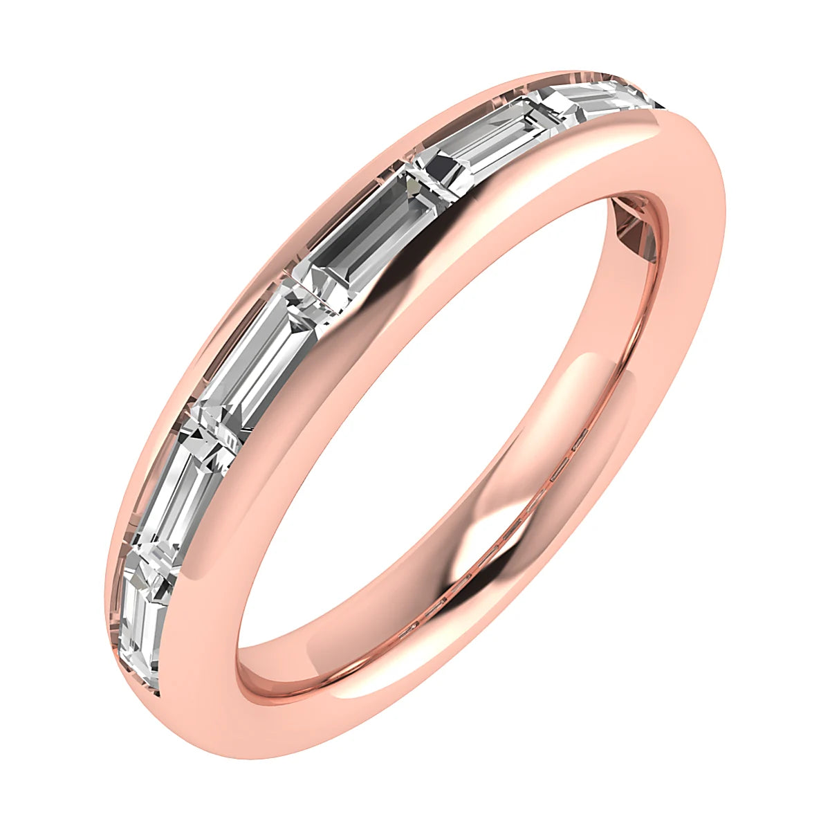 LANDSCAPE BAGUETTE DIAMOND ETERNITY/WEDDING RING