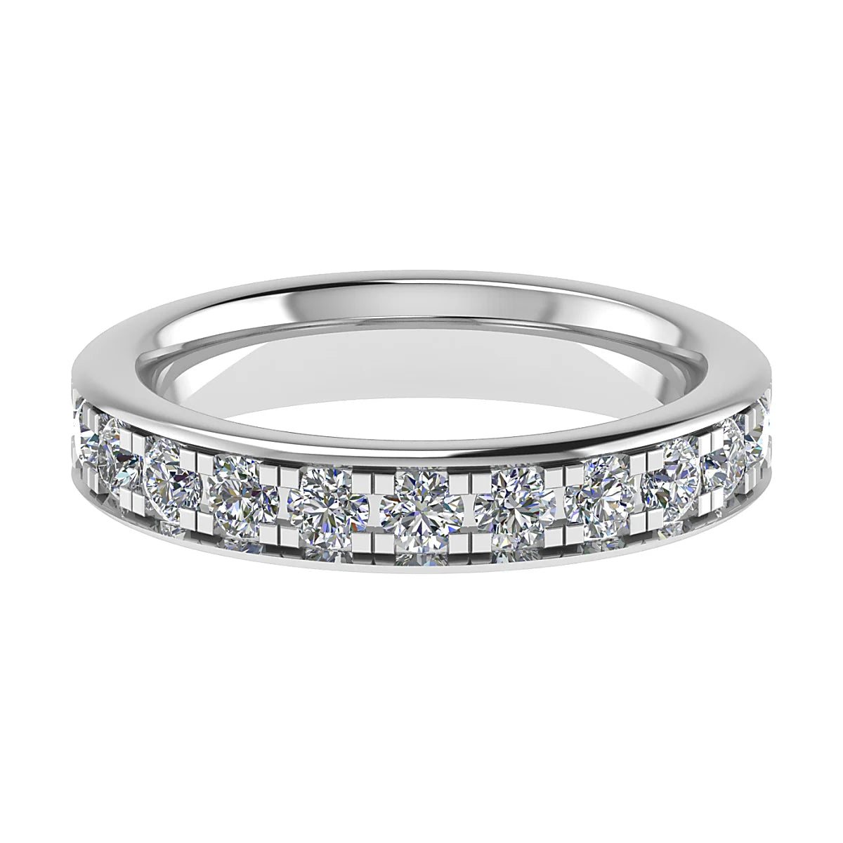 DIAMOND GRAIN SET ETERNITY/WEDDING RING