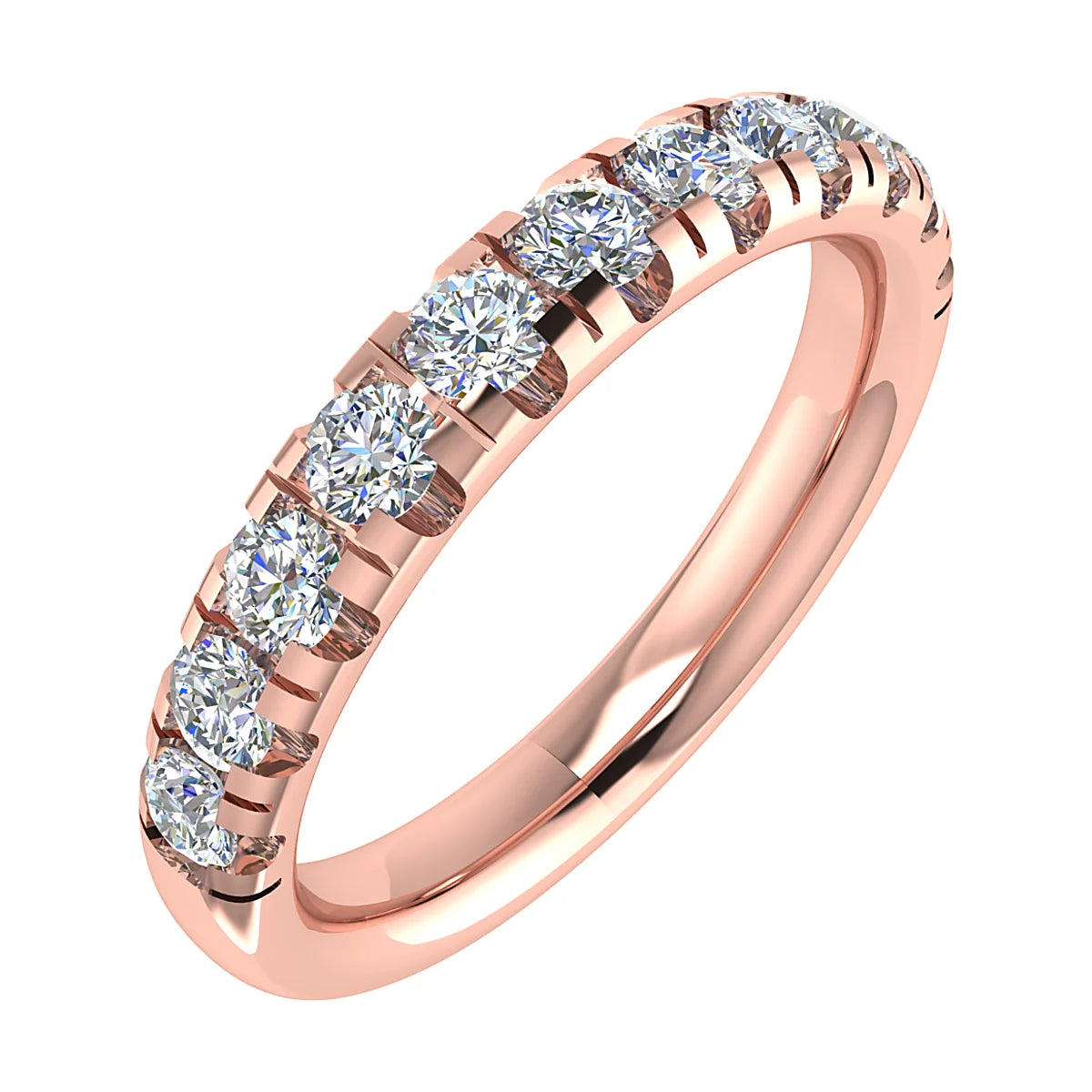 DIAMOND CLAW ETERNITY/WEDDING RING