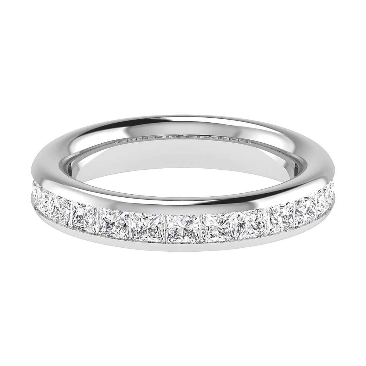 PRINCESS CHANNEL SET DIAMOND ETERNITY/ WEDDING RING