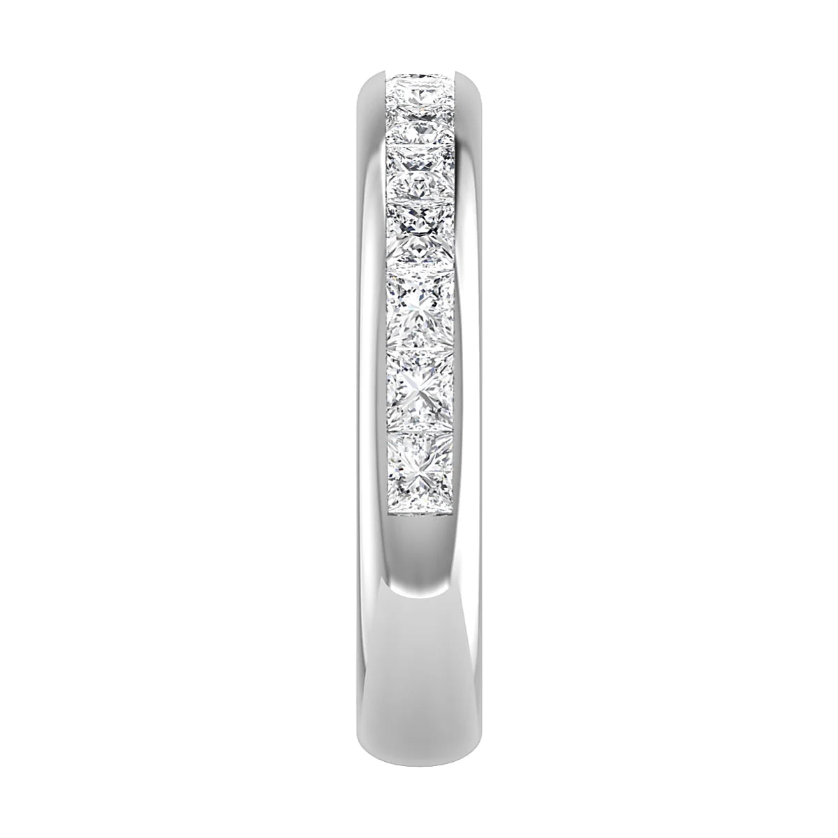 PRINCESS CHANNEL SET DIAMOND ETERNITY/ WEDDING RING