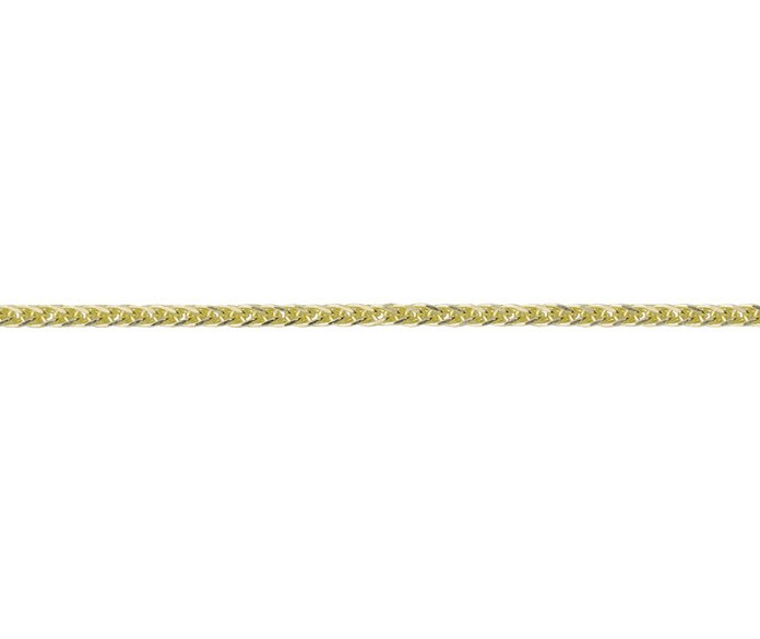 BEAUTIFUL 9CT YELLOW GOLD FILED SPIGA 16" NECKLACE