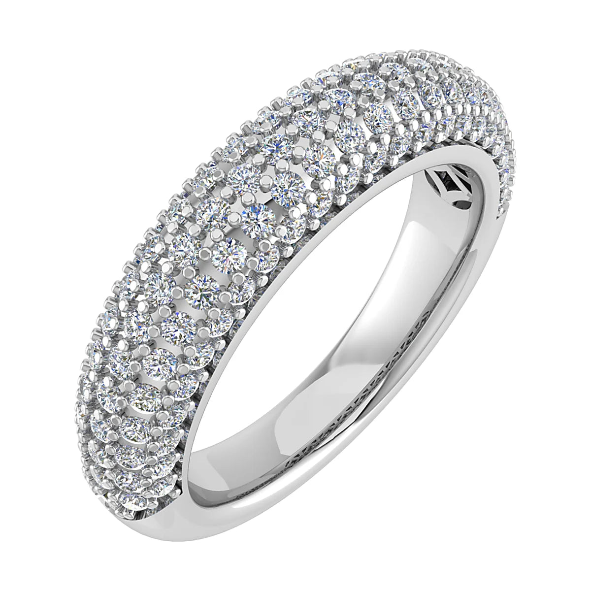 MULTI ROW DIAMOND ETERNITY/WEDDING RING