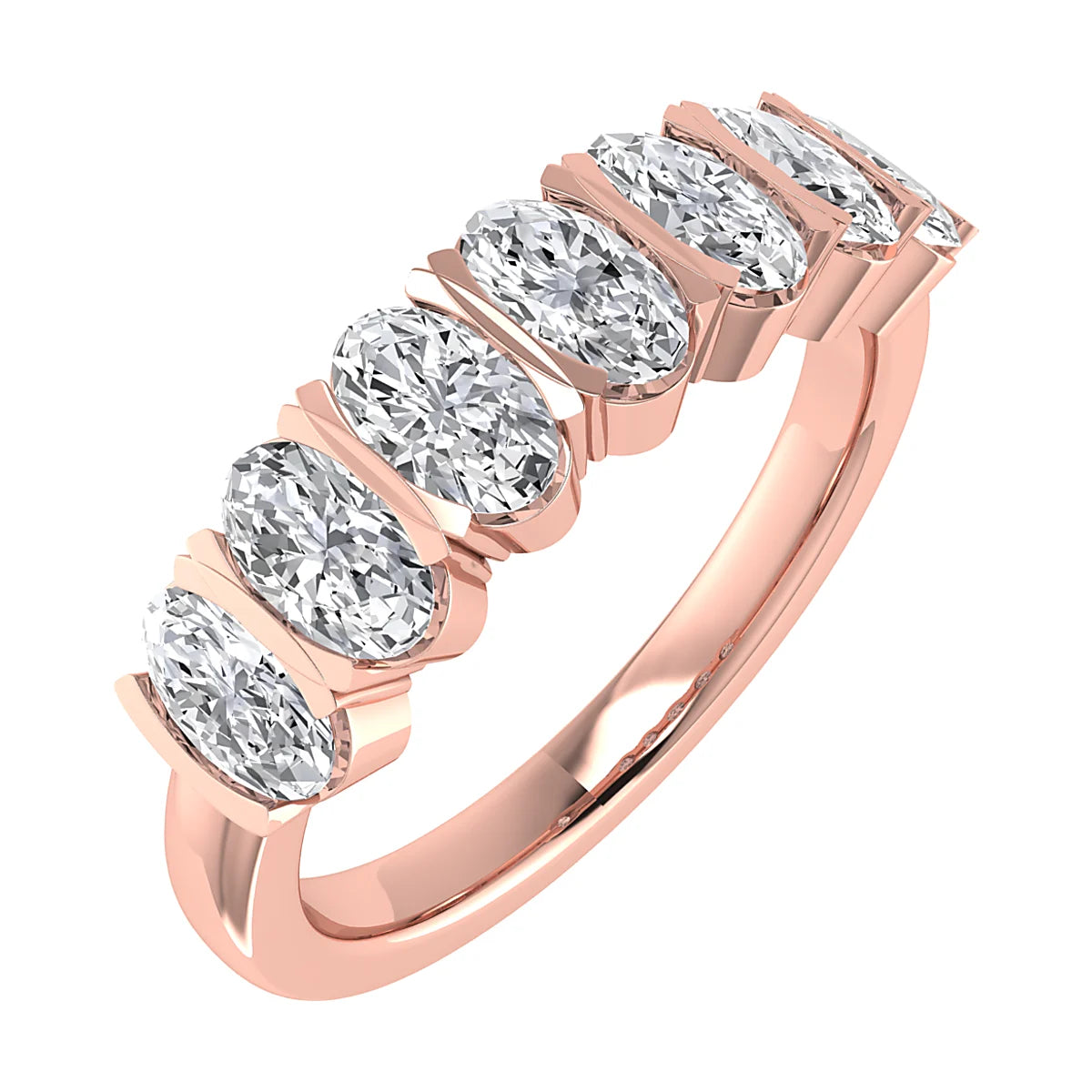 FANCY DIAMOND ETERNITY/WEDDING RING