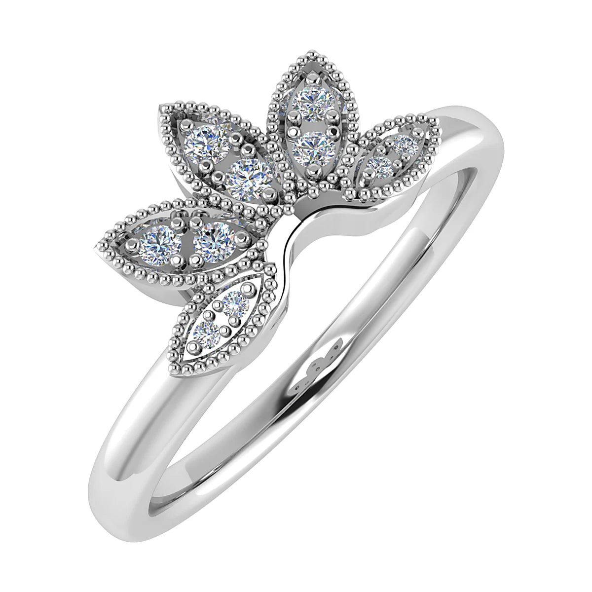 FLOWER DIAMOND ETERNITY/ WEDDING RING