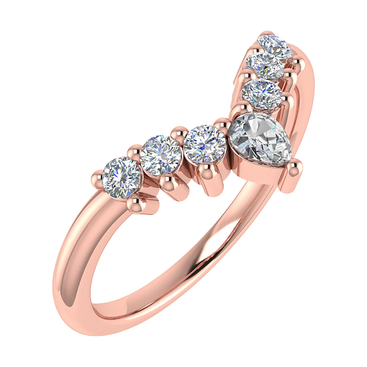 DIAMOND TIARA ETERNITY/WEDDING RING