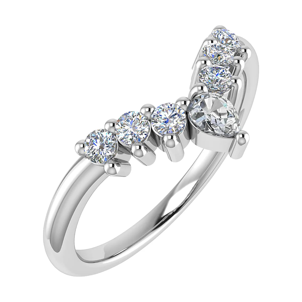 DIAMOND TIARA ETERNITY/WEDDING RING