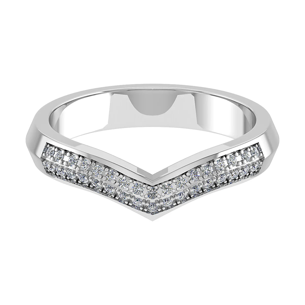 DIAMOND CURVED ETERNITY/WEDDING RING