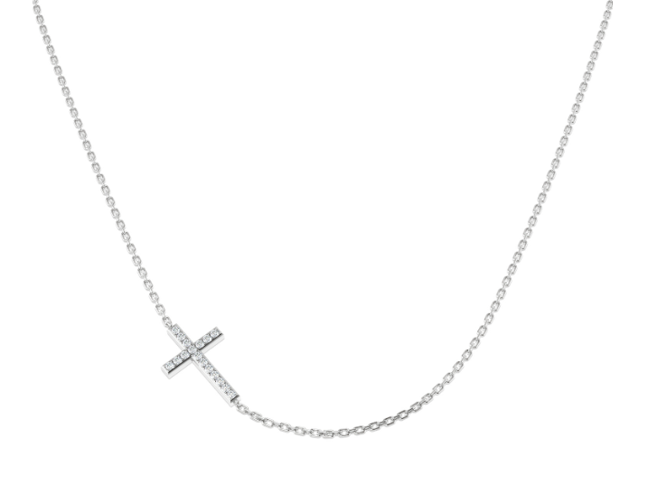 DIAMOND ELEGANT CROSS NECKLACE