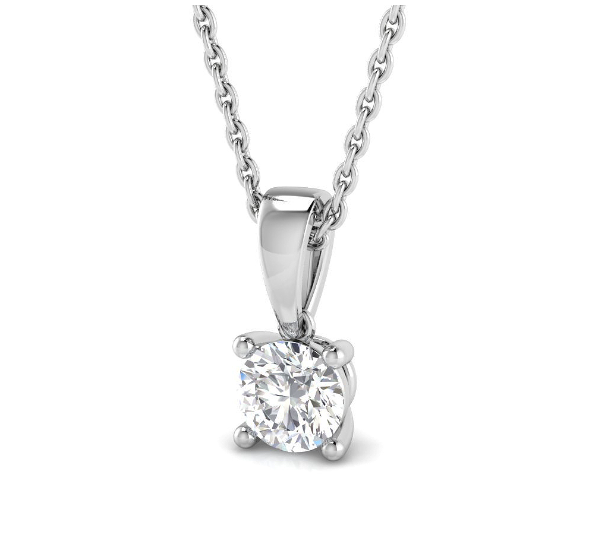 ROUND DIAMOND PENDANT NECKLACE HARROGATE