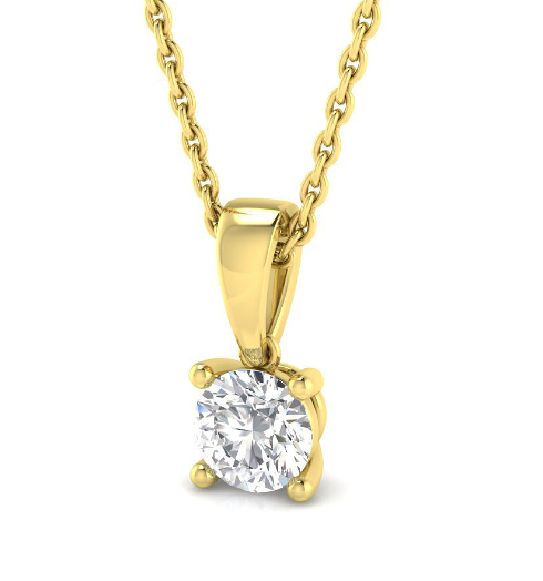 ROUND DIAMOND PENDANT NECKLACE HARROGATE