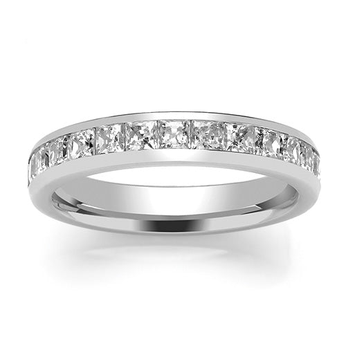 CHANNEL SET DIAMOND WEDDING/ETERNITY RING