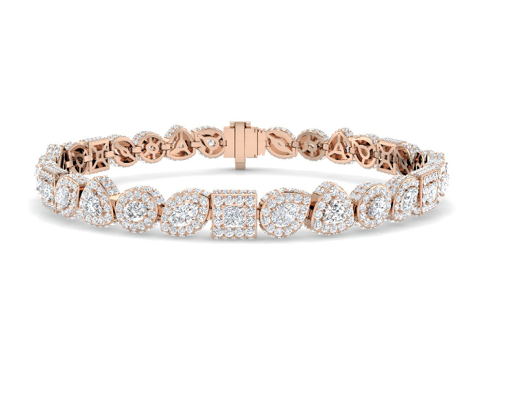 MIXED CUT DIAMOND TENNIS BRACELET