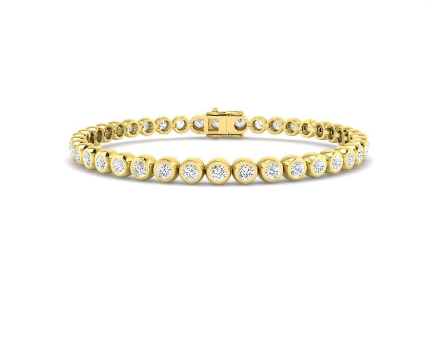 WHITE GOLD DIAMOND TENNIS BRACELET