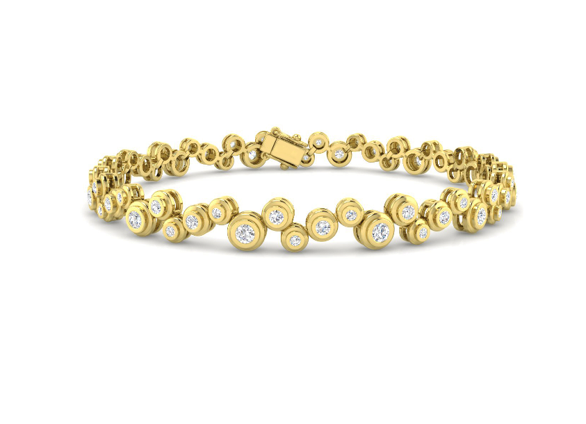 WHITE GOLD AND DIAMOND RAINDANCE BRACELET