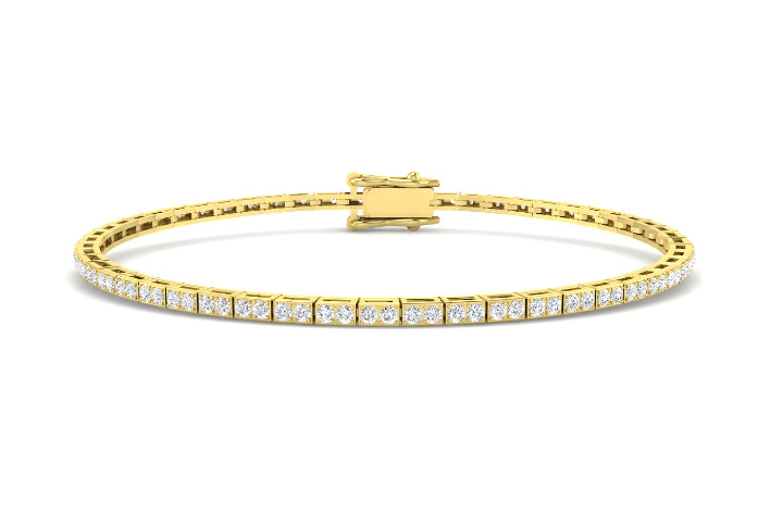 WHITE GOLD DIAMOND TENNIS BRACELET