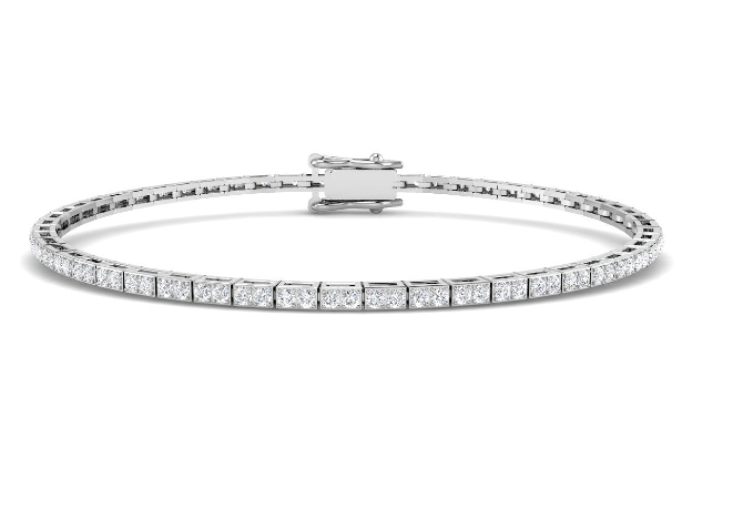 WHITE GOLD DIAMOND TENNIS BRACELET